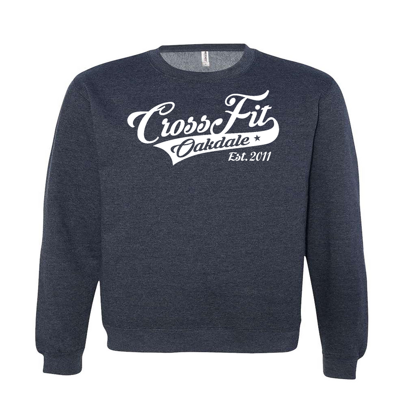 Mens 2X-Large CLASSIC_NAVY_HEATHER Midweight Sweatshirt