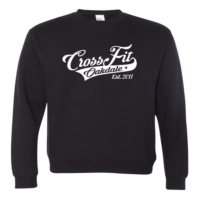 Mens 2X-Large BLACK Midweight Sweatshirt