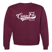 Mens 2X-Large MAROON Midweight Sweatshirt