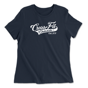 Womens 2X-Large NAVY Relaxed Jersey T-Shirt
