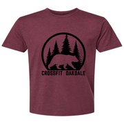 Mens 2X-Large HEATHER_MAROON T-Shirt