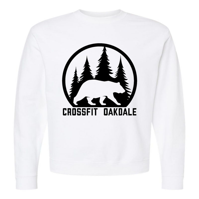 Mens 2X-Large WHITE Midweight Sweatshirt