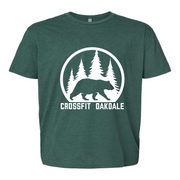 Mens 2X-Large HEATHER_FOREST_GREEN T-Shirt