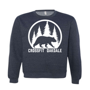 Mens 2X-Large CLASSIC_NAVY_HEATHER Midweight Sweatshirt