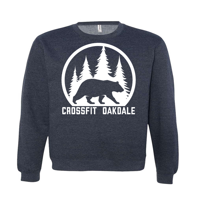 Mens 2X-Large CLASSIC_NAVY_HEATHER Midweight Sweatshirt