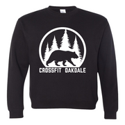 Mens 2X-Large BLACK Midweight Sweatshirt