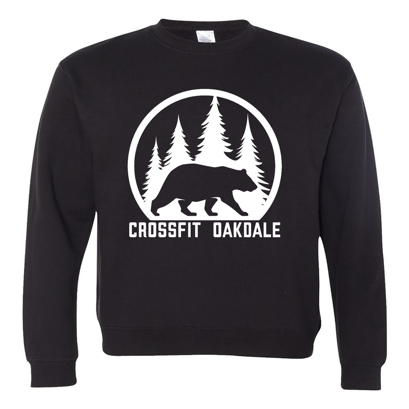 Mens 2X-Large BLACK Midweight Sweatshirt