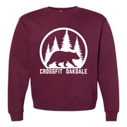 Mens 2X-Large MAROON Midweight Sweatshirt