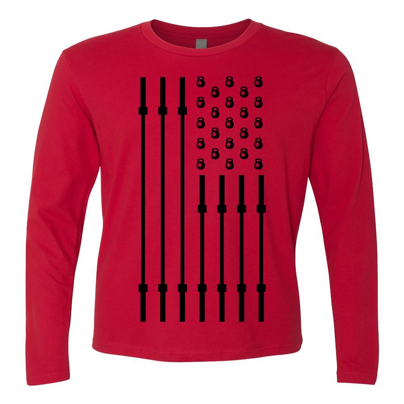 CrossFit Jigsaw Flag Mens - Long Sleeve