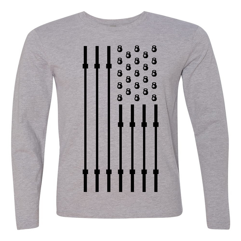 CrossFit Jigsaw Flag Mens - Long Sleeve