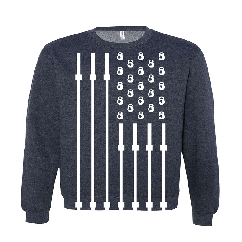 CrossFit Jigsaw Flag Mens - Midweight Sweatshirt