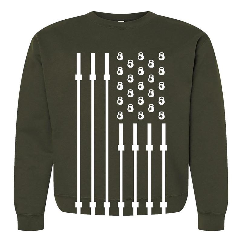 CrossFit Jigsaw Flag Mens - Midweight Sweatshirt