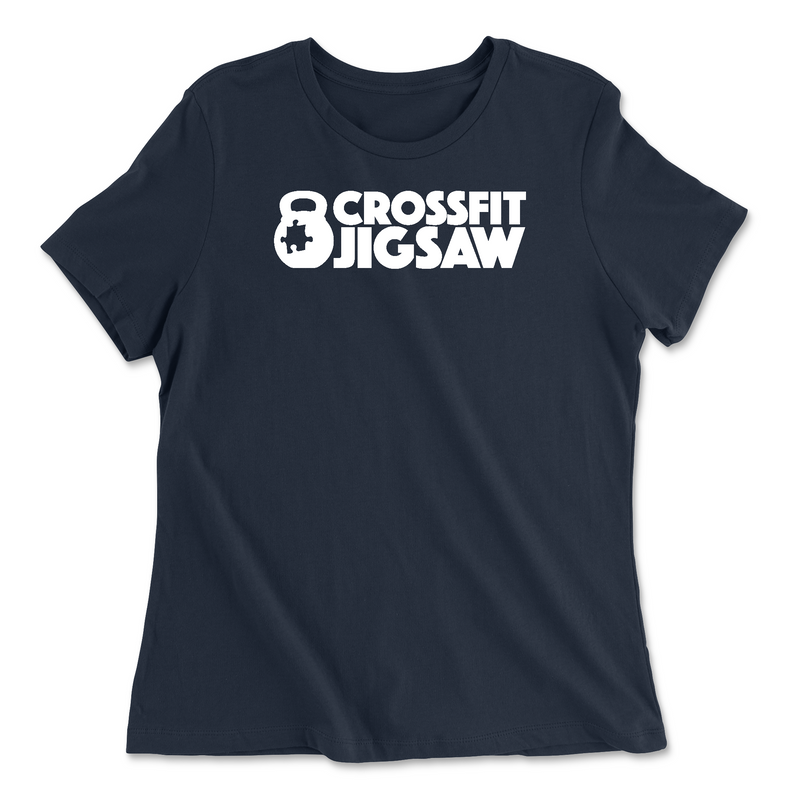 CrossFit Jigsaw Horizontal Womens - Relaxed Jersey T-Shirt