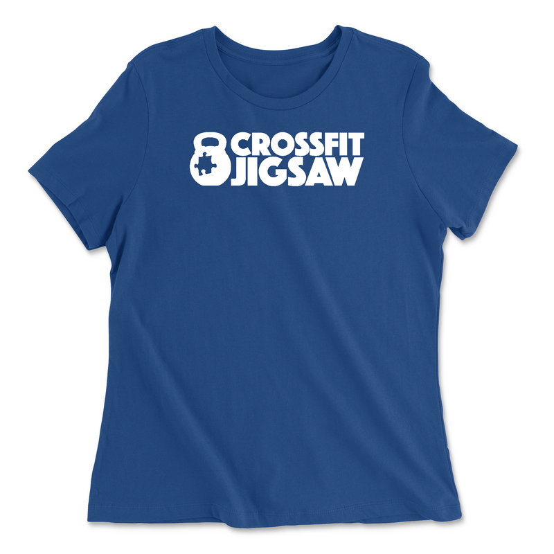CrossFit Jigsaw Horizontal Womens - Relaxed Jersey T-Shirt