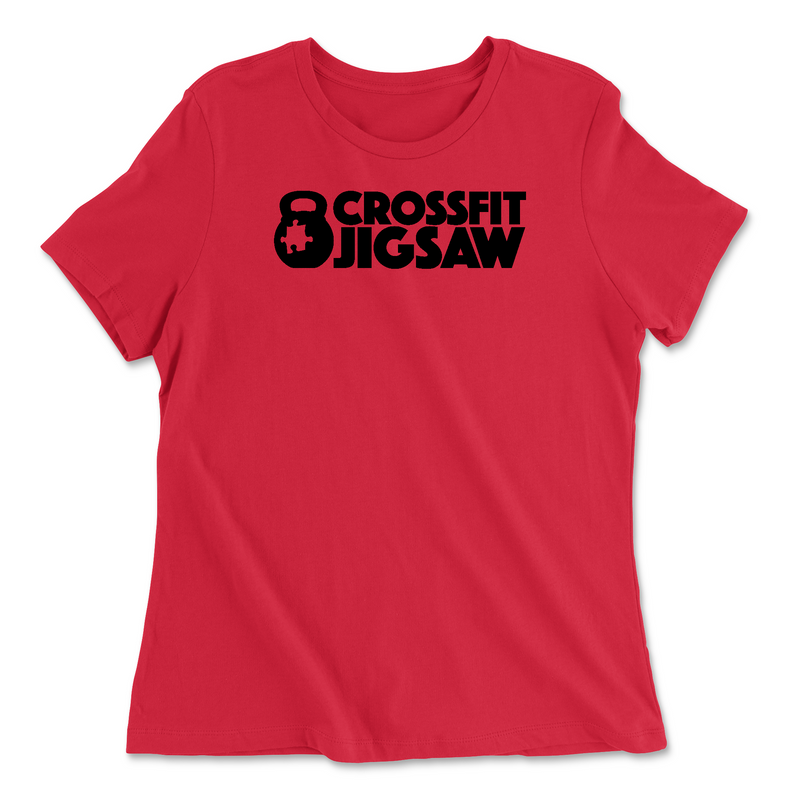 CrossFit Jigsaw Horizontal Womens - Relaxed Jersey T-Shirt