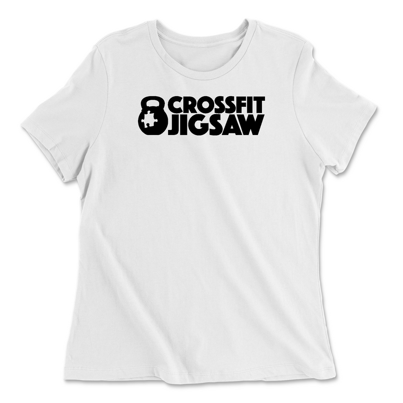 CrossFit Jigsaw Horizontal Womens - Relaxed Jersey T-Shirt