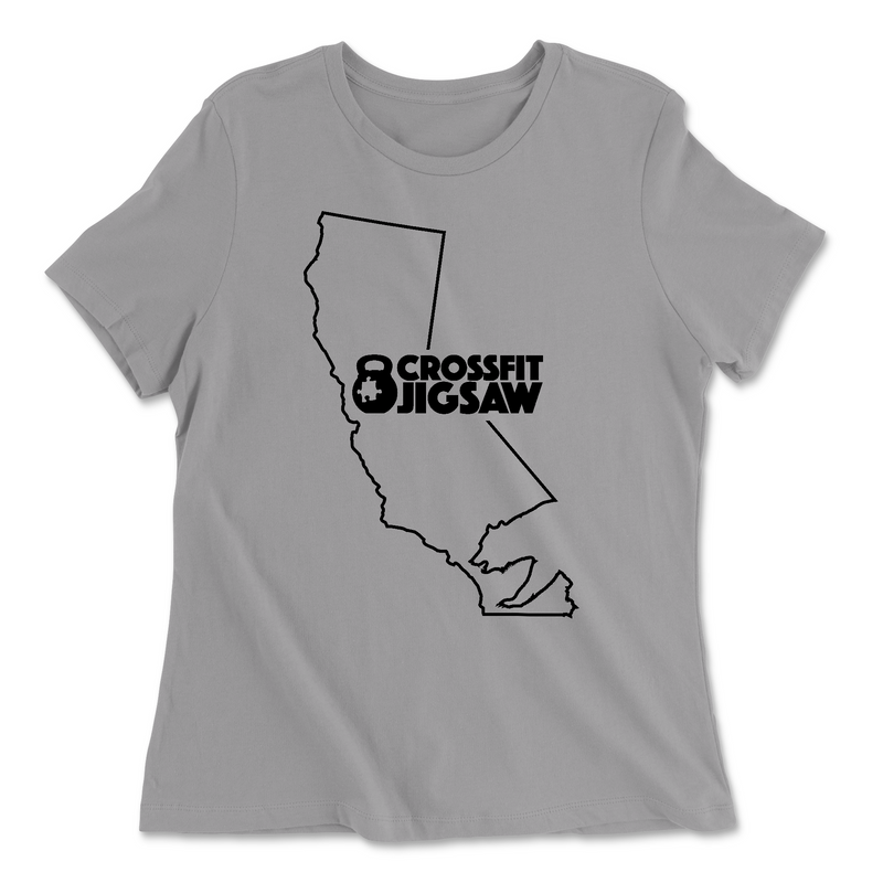 CrossFit Jigsaw State Bear Womens - Relaxed Jersey T-Shirt