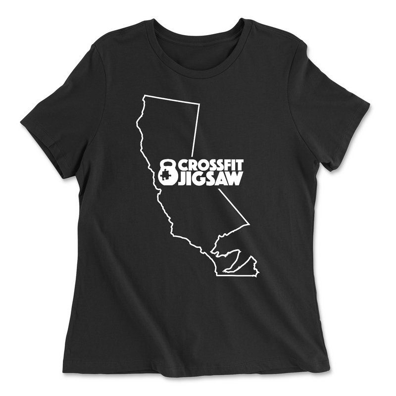 CrossFit Jigsaw State Bear Womens - Relaxed Jersey T-Shirt