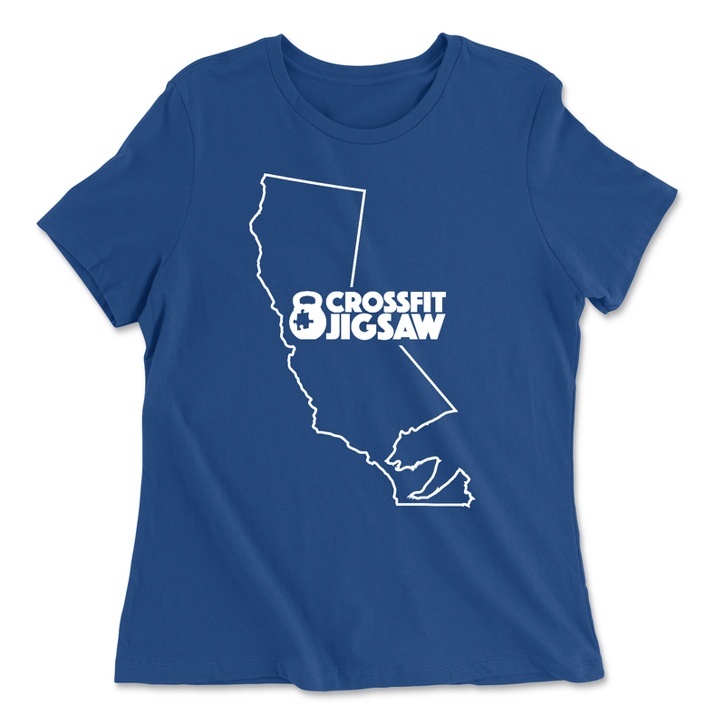 CrossFit Jigsaw State Bear Womens - Relaxed Jersey T-Shirt
