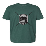 Mens 2X-Large HEATHER_FOREST_GREEN T-Shirt