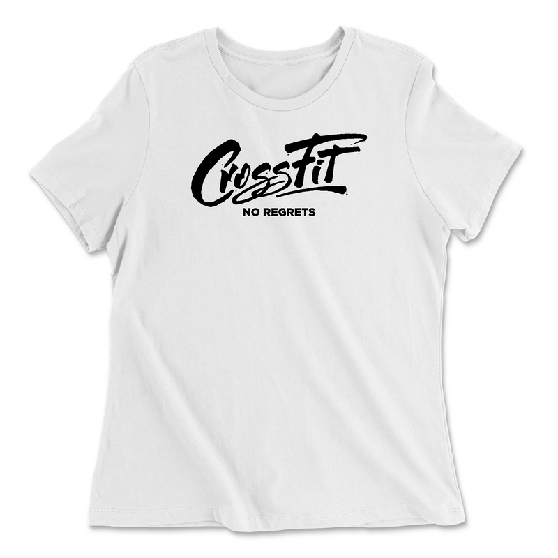 Womens 2X-Large WHITE Relaxed Jersey T-Shirt