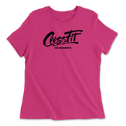 Womens 2X-Large BERRY Relaxed Jersey T-Shirt