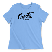 Womens 2X-Large CAROLINA_BLUE Relaxed Jersey T-Shirt