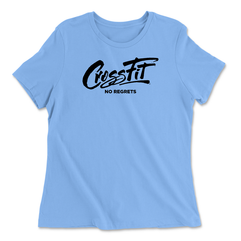 Womens 2X-Large CAROLINA_BLUE Relaxed Jersey T-Shirt