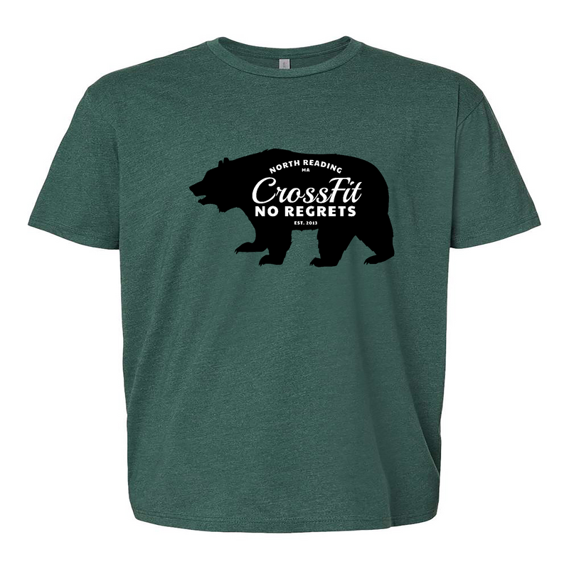 Mens 2X-Large HEATHER_FOREST_GREEN T-Shirt