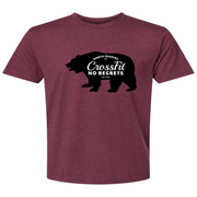 Mens 2X-Large HEATHER_MAROON T-Shirt