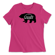 Womens 2X-Large BERRY Relaxed Jersey T-Shirt