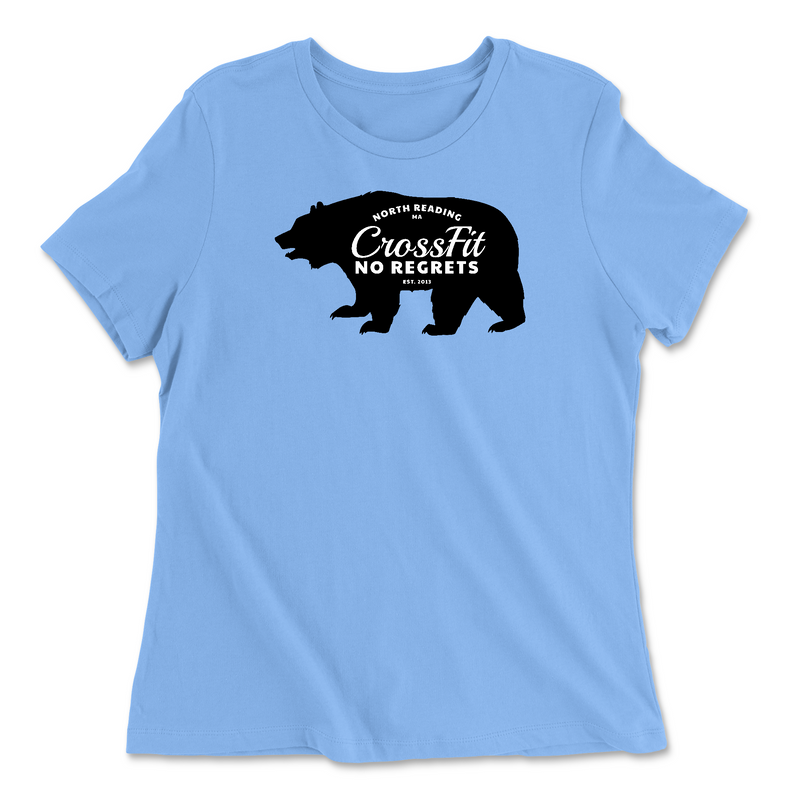 Womens 2X-Large CAROLINA_BLUE Relaxed Jersey T-Shirt