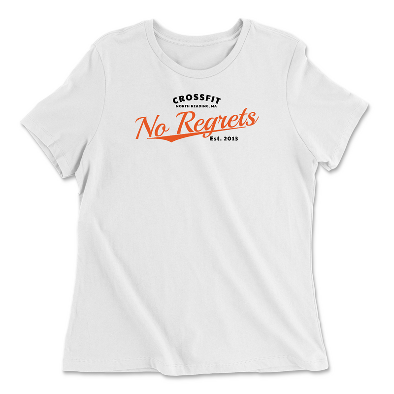 Womens 2X-Large WHITE Relaxed Jersey T-Shirt