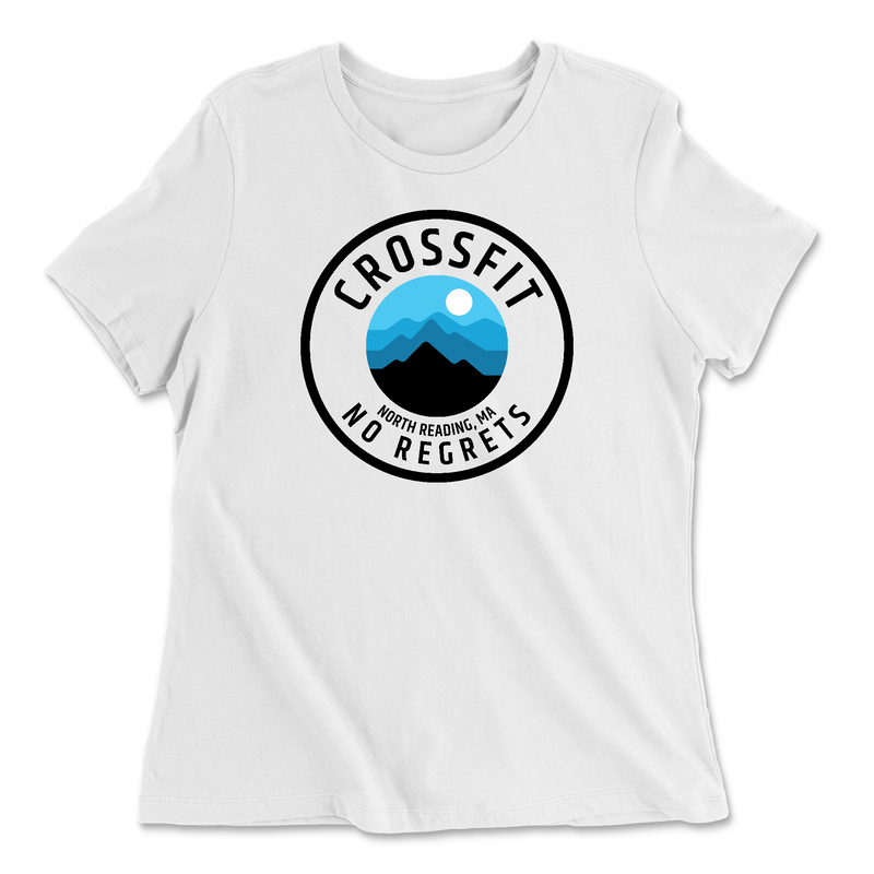 Womens 2X-Large WHITE Relaxed Jersey T-Shirt