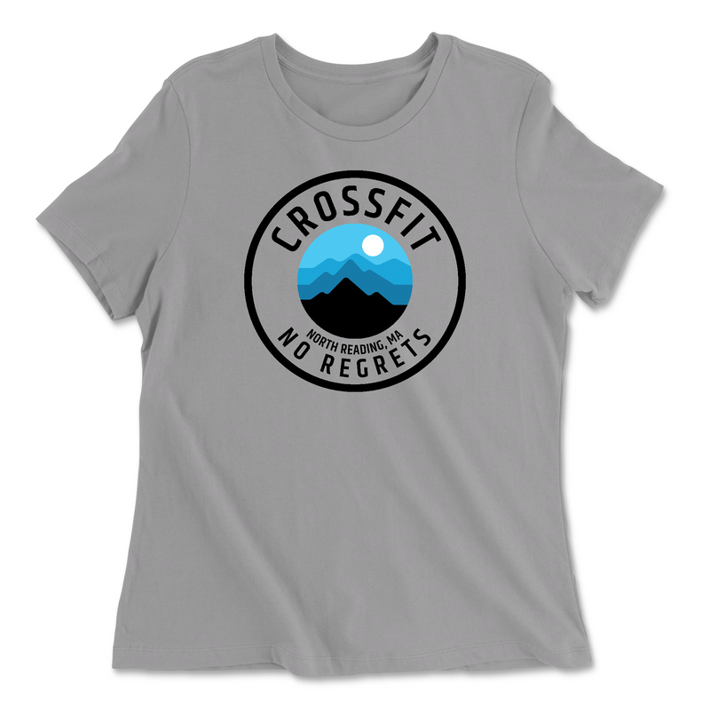 Womens 2X-Large SOLID_ATHLETIC_GREY Relaxed Jersey T-Shirt