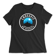 Womens 2X-Large BLACK Relaxed Jersey T-Shirt