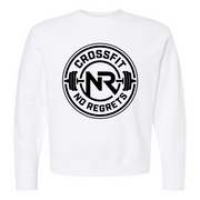 Mens 2X-Large WHITE Midweight Sweatshirt