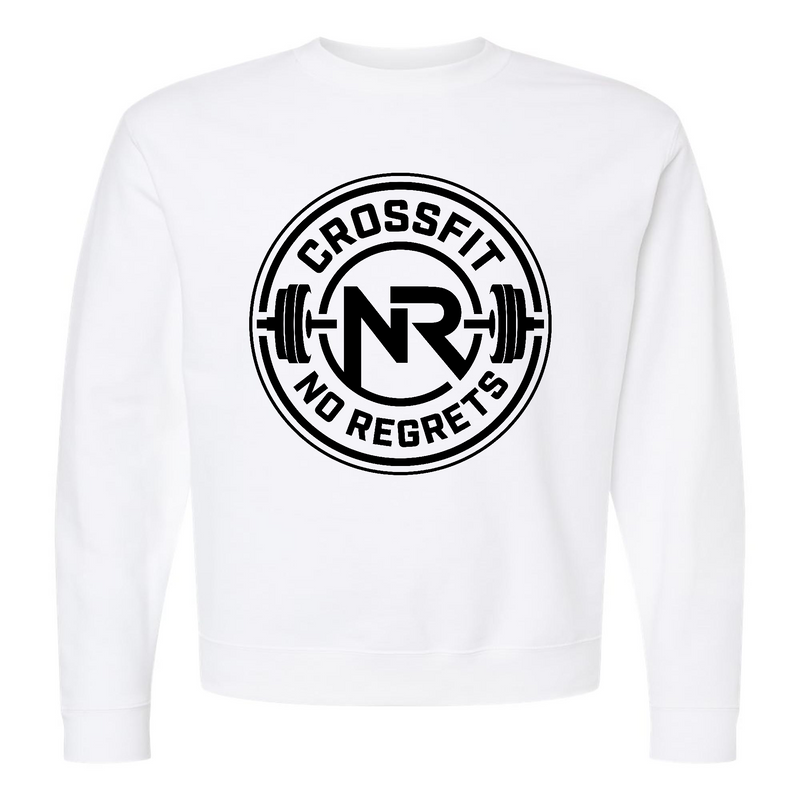 Mens 2X-Large WHITE Midweight Sweatshirt
