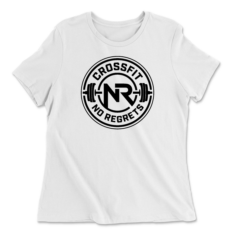 Womens 2X-Large WHITE Relaxed Jersey T-Shirt
