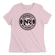 Womens 2X-Large PINK Relaxed Jersey T-Shirt