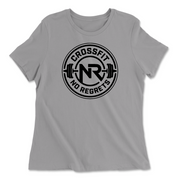 Womens 2X-Large SOLID_ATHLETIC_GREY Relaxed Jersey T-Shirt