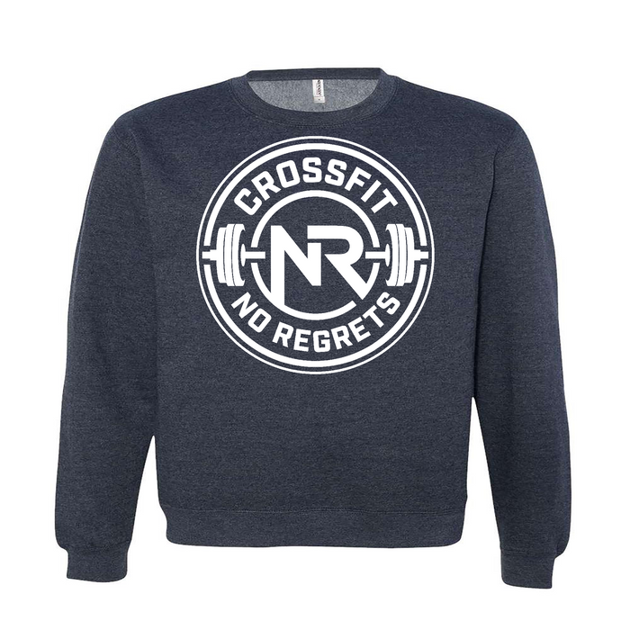 Mens 2X-Large CLASSIC_NAVY_HEATHER Midweight Sweatshirt