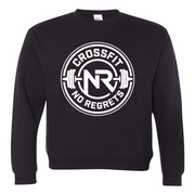 Mens 2X-Large BLACK Midweight Sweatshirt