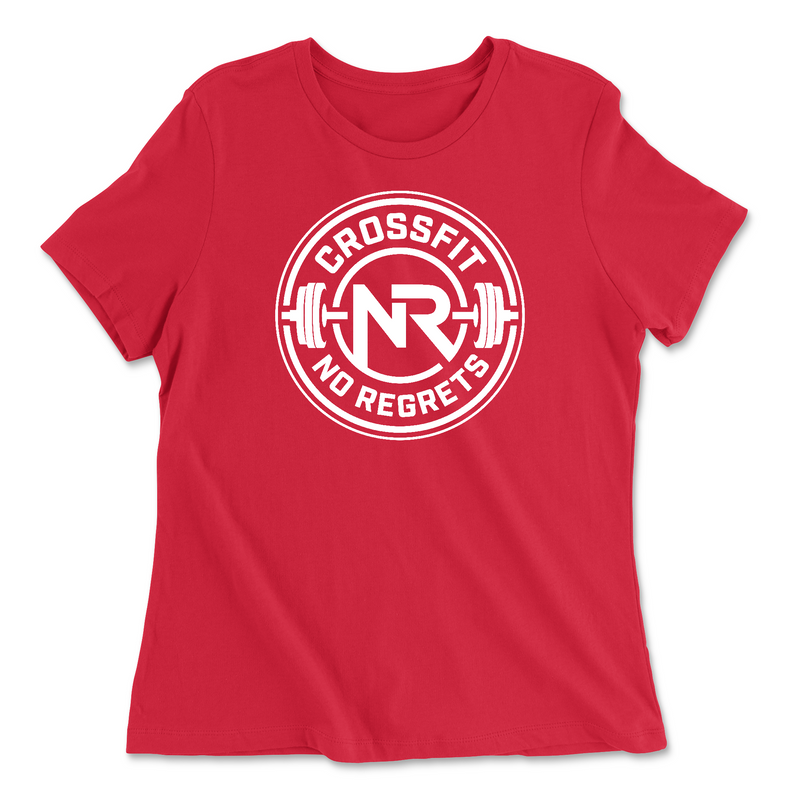 Womens 2X-Large RED Relaxed Jersey T-Shirt