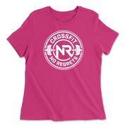 Womens 2X-Large BERRY Relaxed Jersey T-Shirt