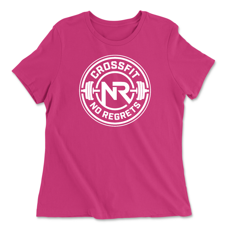 Womens 2X-Large BERRY Relaxed Jersey T-Shirt