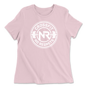 Womens 2X-Large PINK Relaxed Jersey T-Shirt