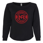 Womens 2X-Large BLACK CrewNeck