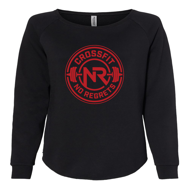 Womens 2X-Large BLACK CrewNeck