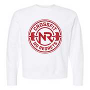 Mens 2X-Large WHITE Midweight Sweatshirt